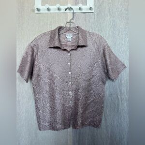 Textured Button Down